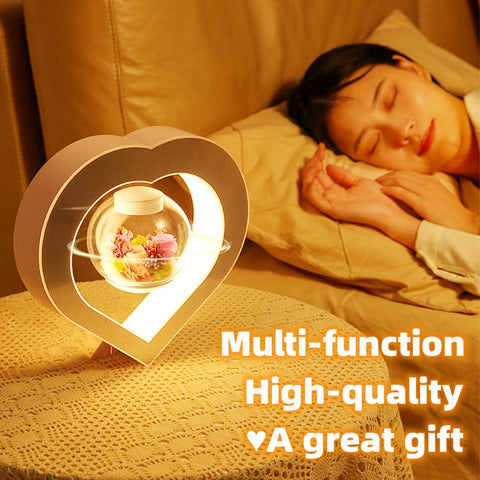 Valentines Day Gift Heart Floating Table LED