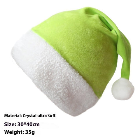 Christmas Decoration Supplies Dress Up Plush Bonnet