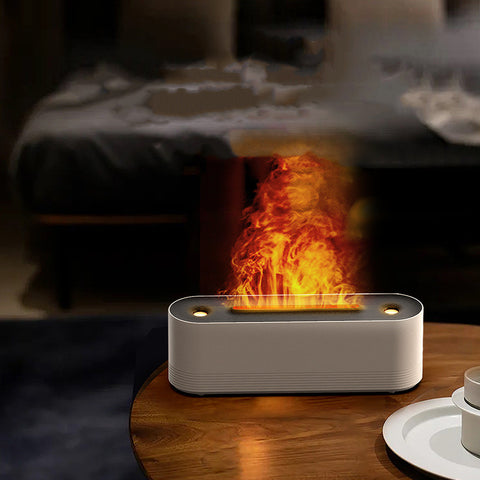 Flame Air Humidifier Ultrasonic 7 Colors Aroma