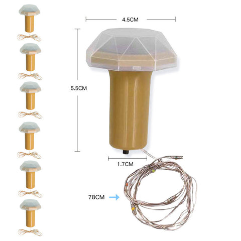 Festival Atmosphere Indoor Decorative Wine Bottle Lamp Christmas Lights Home Christmas Decorations