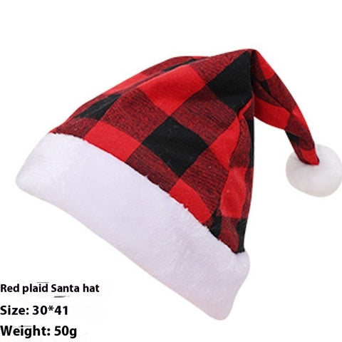 Christmas Decoration Supplies Dress Up Plush Bonnet