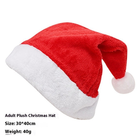 Christmas Decoration Supplies Dress Up Plush Bonnet