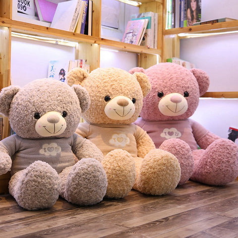 Bear Wear Sweater Doll Cloud Children's Plush Toy Ornament