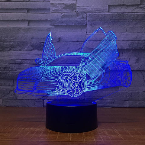 Usb plug-in 3d night light