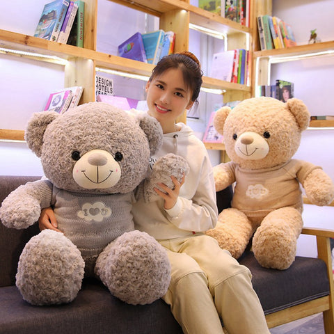 Bear Wear Sweater Doll Cloud Children's Plush Toy Ornament