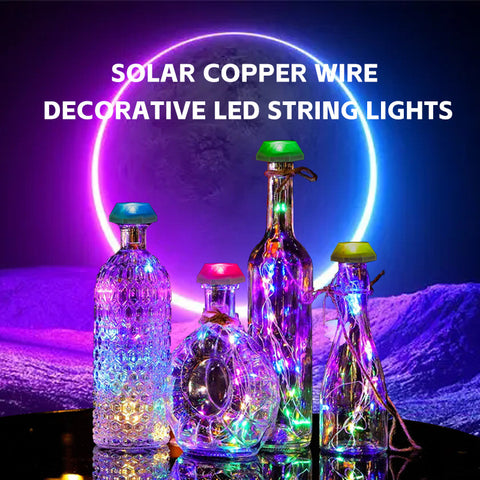 Festival Atmosphere Indoor Decorative Wine Bottle Lamp Christmas Lights Home Christmas Decorations