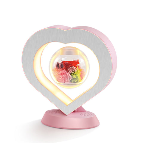 Valentines Day Gift Heart Floating Table LED