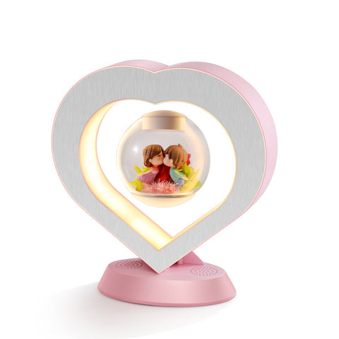 Valentines Day Gift Heart Floating Table LED