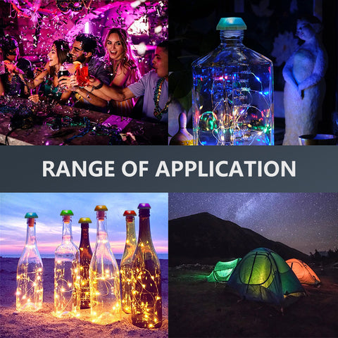 Festival Atmosphere Indoor Decorative Wine Bottle Lamp Christmas Lights Home Christmas Decorations