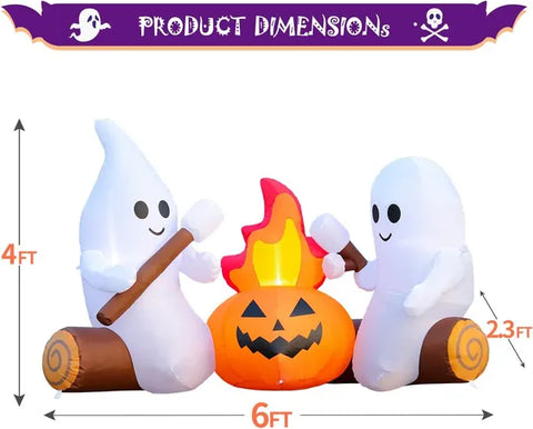 LED Light Spooky Halloween Decorations