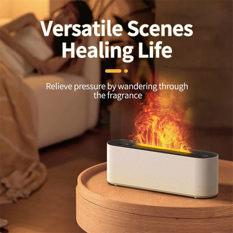 Flame Air Humidifier Ultrasonic 7 Colors Aroma