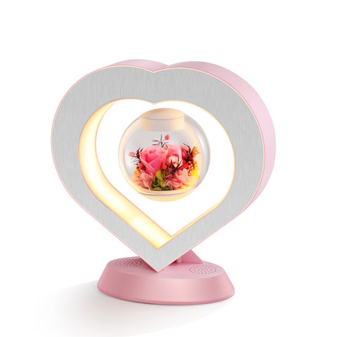 Valentines Day Gift Heart Floating Table LED