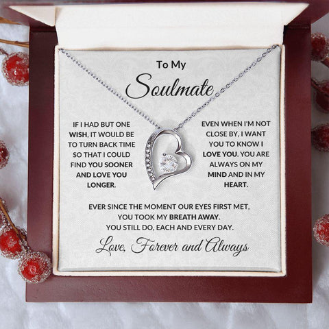 Necklace Stainless Steel To My Soulmate The Day I Met You Forever Love Necklace