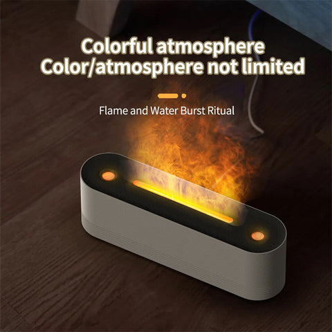 Flame Air Humidifier Ultrasonic 7 Colors Aroma